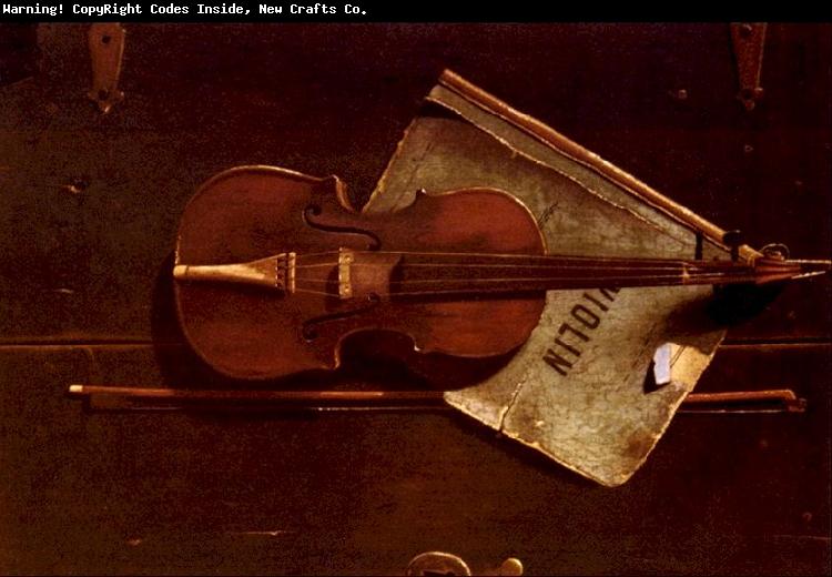William Michael Harnett The Old Cremona